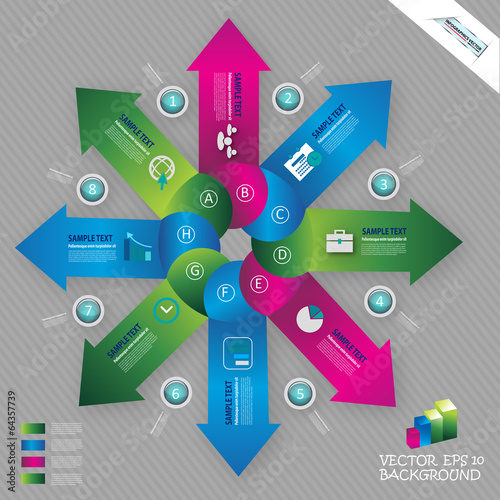 Infographic vector