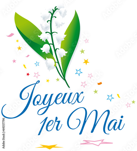 Obraz na płótnie 1ER MAI - FETE MUGUET w salonie