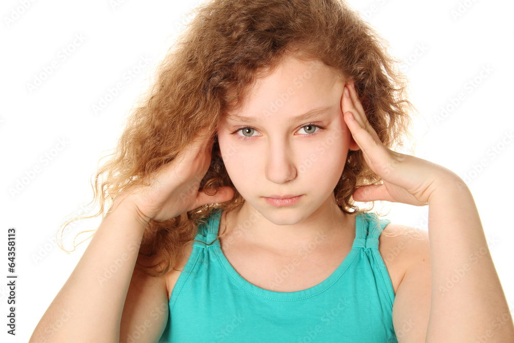 Girl headache Girl headache
