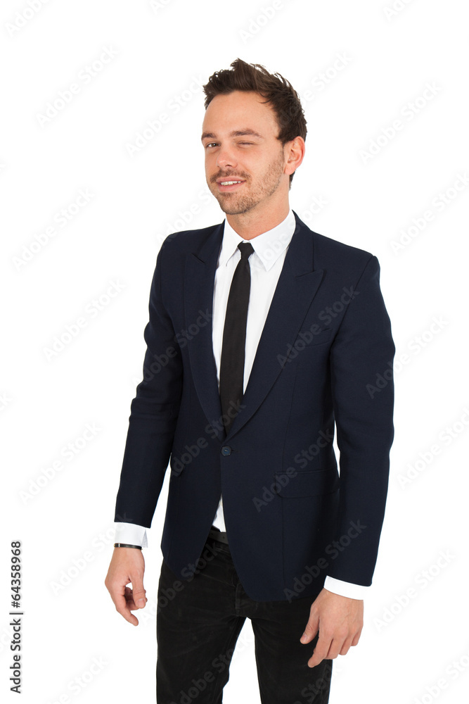 Young businessman posing Young businessman posing