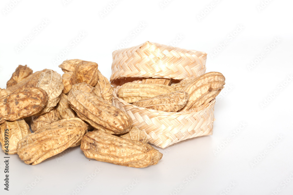the peanuts on paper background the peanuts on paper background