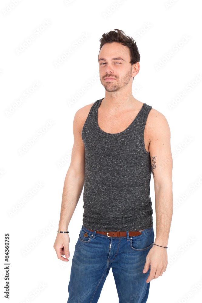 Young man posing Young man posing