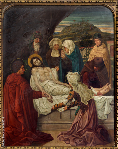 Mechelen - Burial of Jesus in in Onze-Lieve-Vrouw church