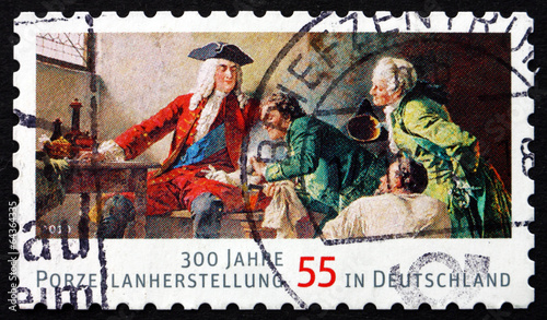 Postage stamp Germany 2010 Porcelain Production in Germany