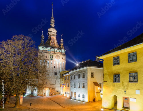 Sighisoara, at night