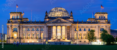 Reichstag building in Berlin photo