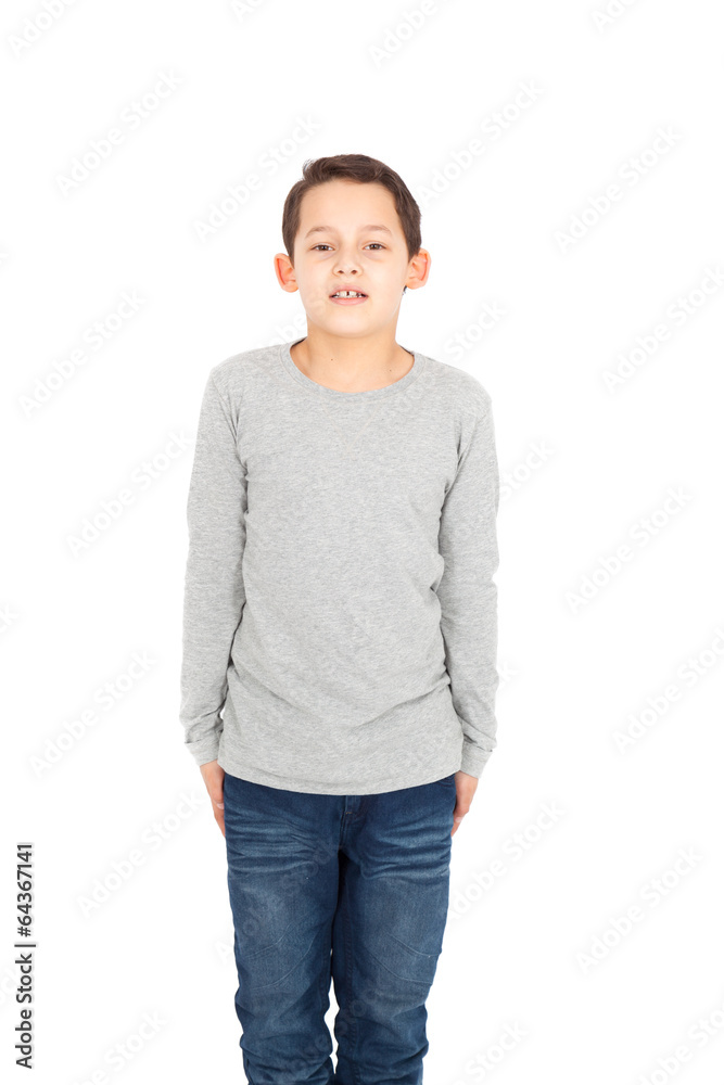 Handsome little boy posing Handsome little boy posing