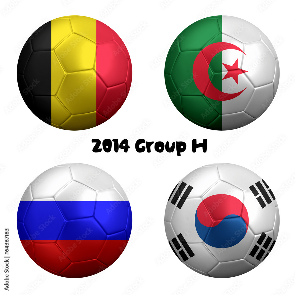 2014 FIFA World Cup Soccer Group H Nations
