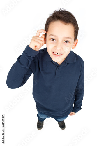 Foto Handsome little boy posing