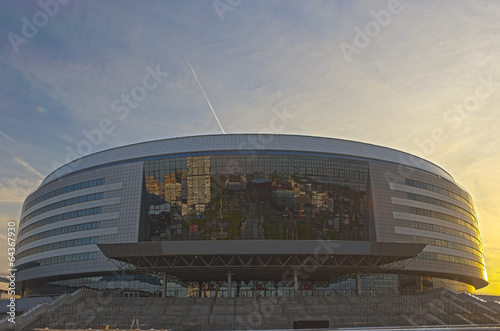 Photography Minsk-Arena Sport Complex. Was Built for Carrying Out World Ice-