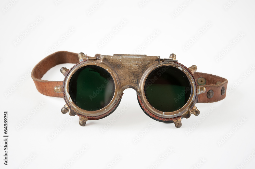 Steampunk goggles - obrazy, fototapety, plakaty 