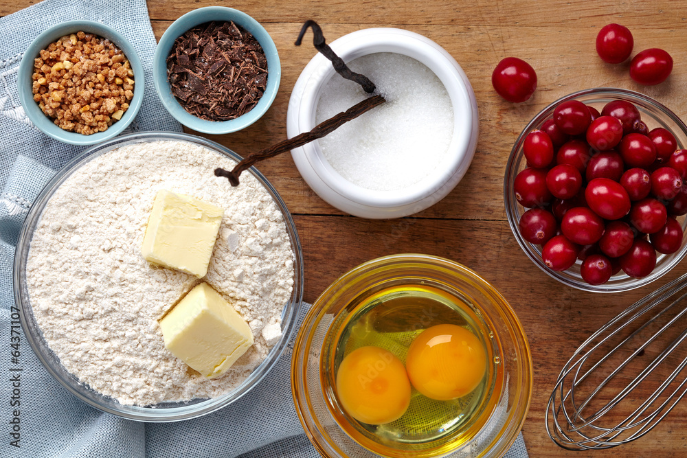 Cake ingredients