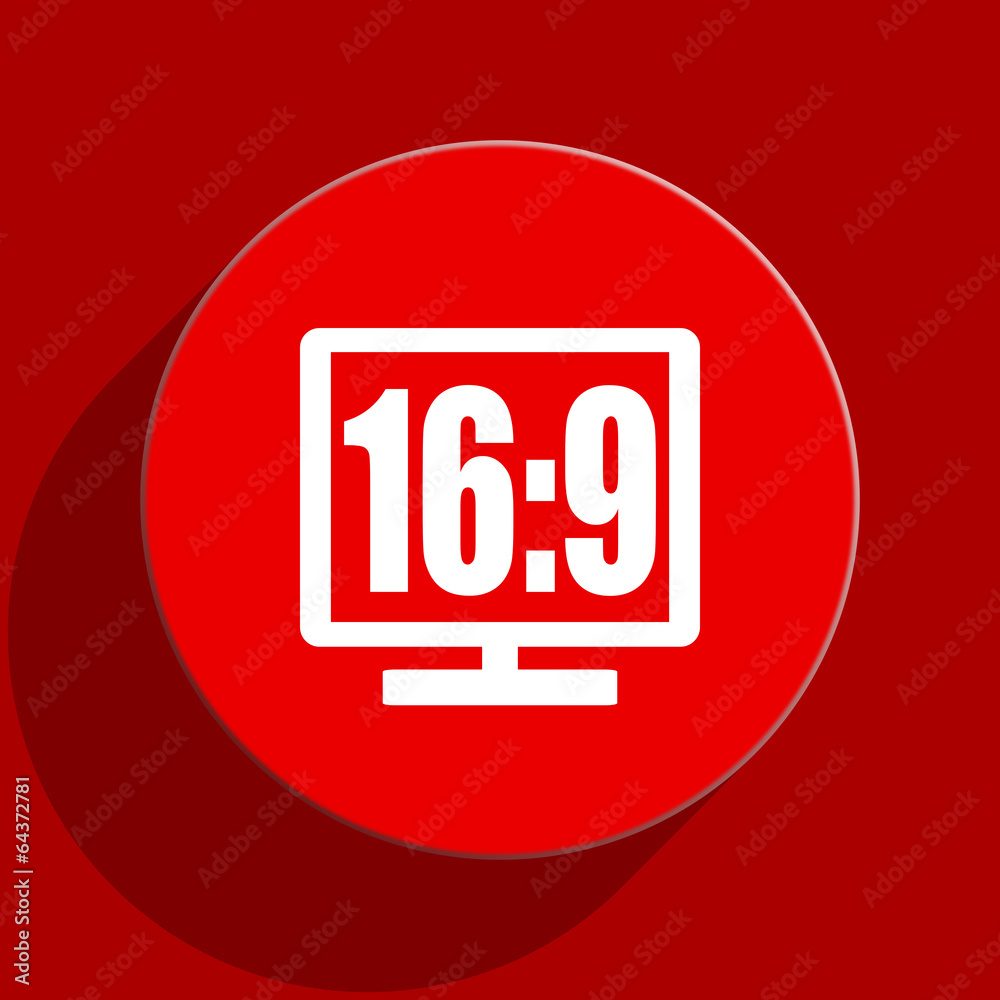 16 9 display web flat icon 16 9 display web flat icon