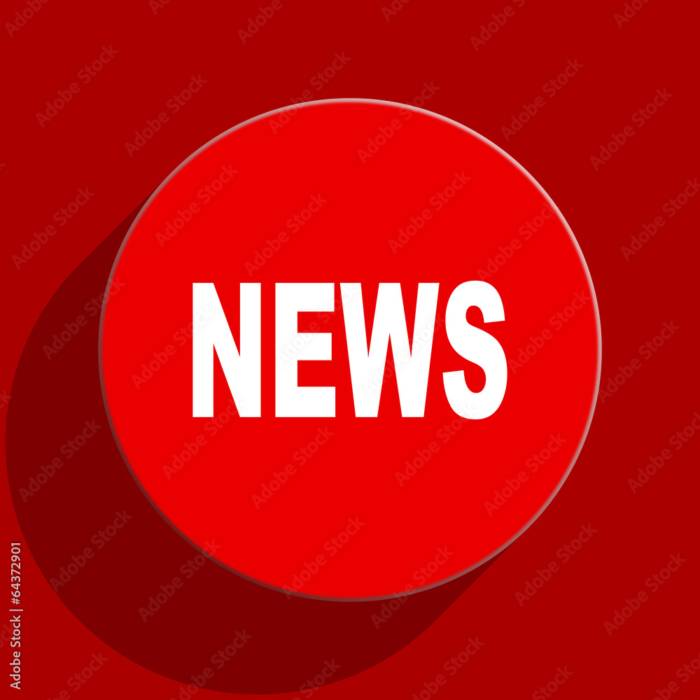 news web flat icon