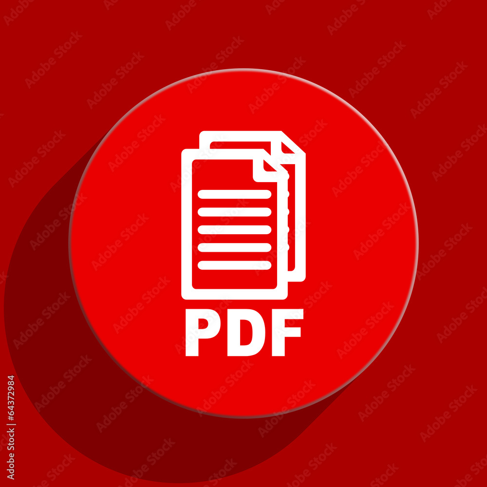 pdf web flat icon, pdf web flat icon,