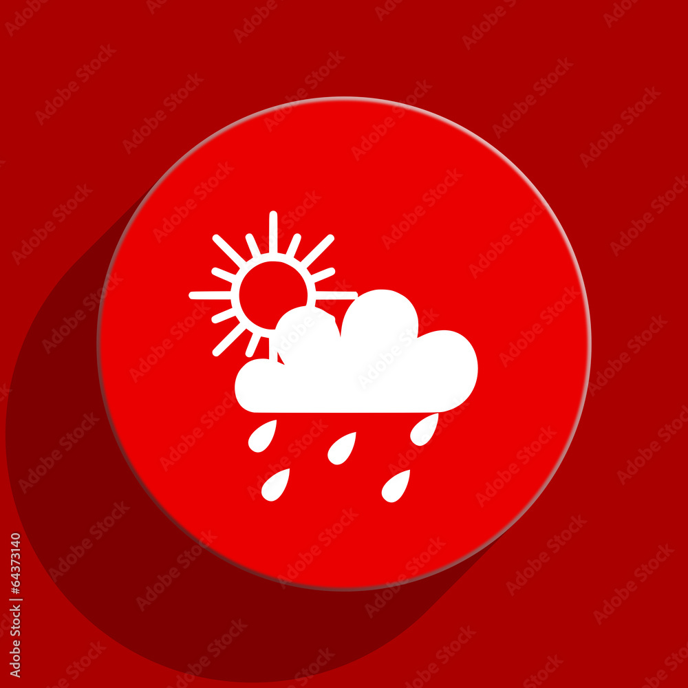 rain web flat icon rain web flat icon