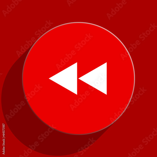 Free Download rewind web flat icon - GFXLoad