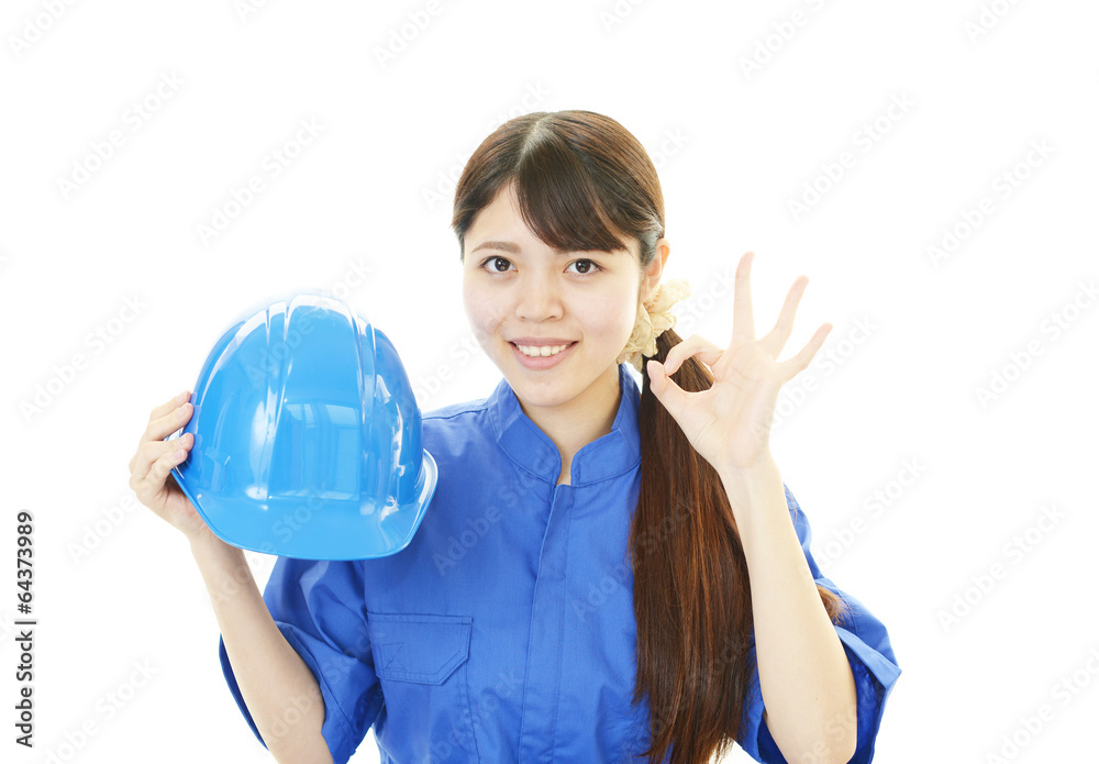 仕事に励む労働者