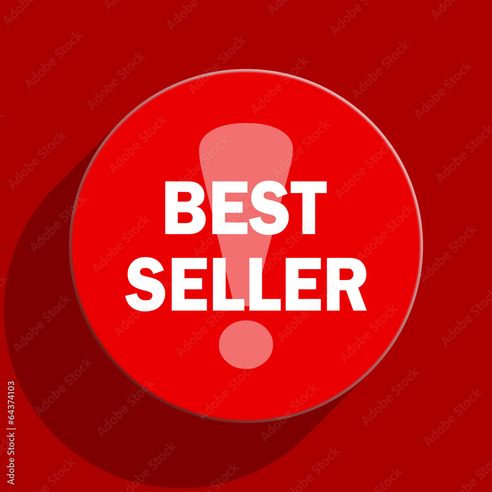 best seller web flat icon best seller web flat icon
