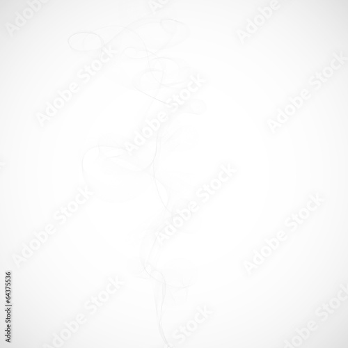 white smoke on a gray background vector