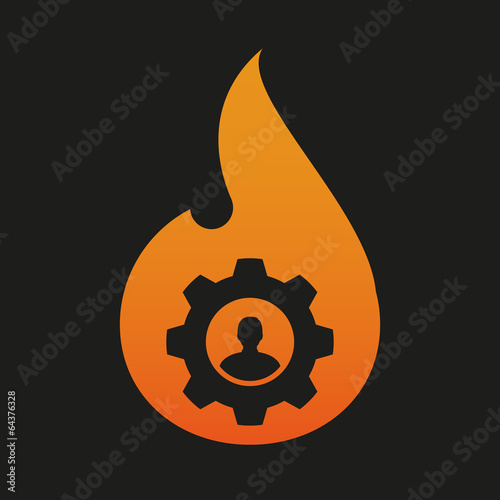 Flame icon
