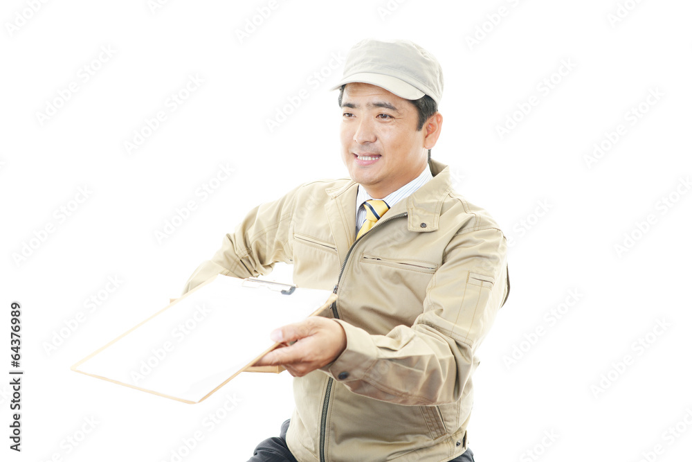 笑顔の男性 笑顔の男性