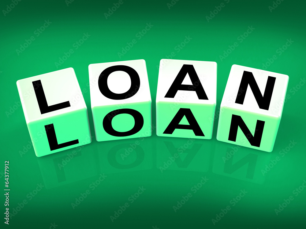 Loan Blocks Mean Funding Lending or Loaning Loan Blocks Mean Funding Lending or Loaning