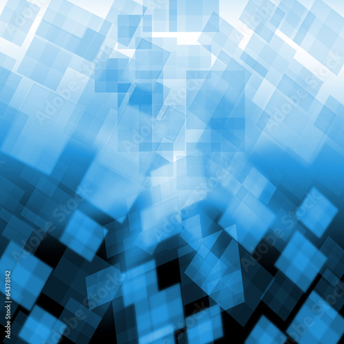 Light Blue Cubes Background Shows Pixeled Wallpaper Or Concept