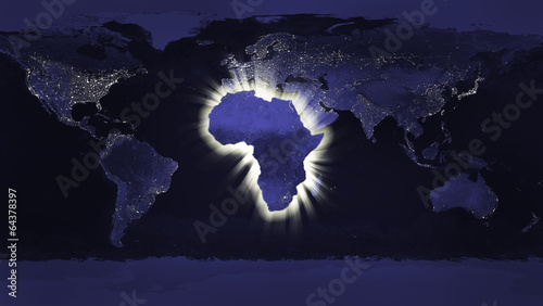 Africa concept (Some elements used from earthobservatory / nasa)
