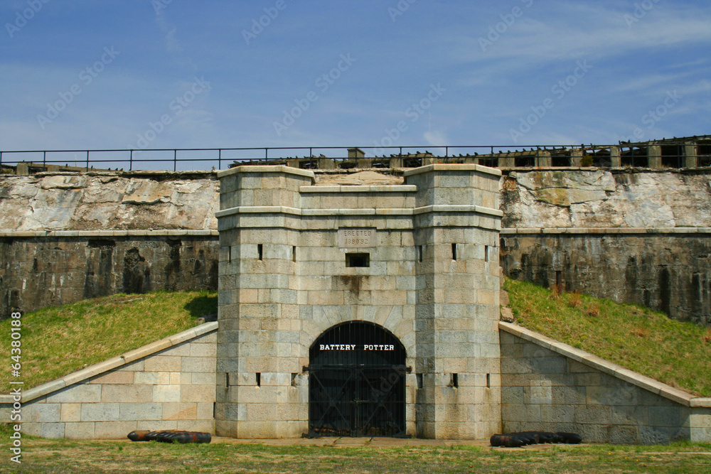 Fort Hancock, Sandy Hook, New Jersey Battery Potter