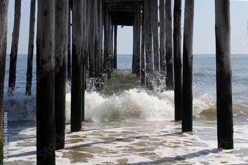 Fishing Pier Splash photo