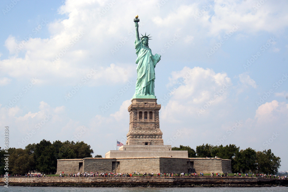 Statue of Liberty Seen from the Water