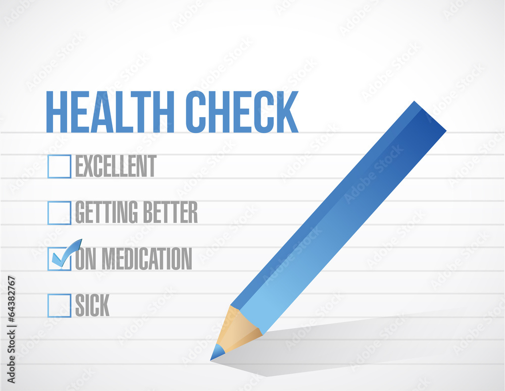 health care check mark list illustration design health care check mark list illustration design