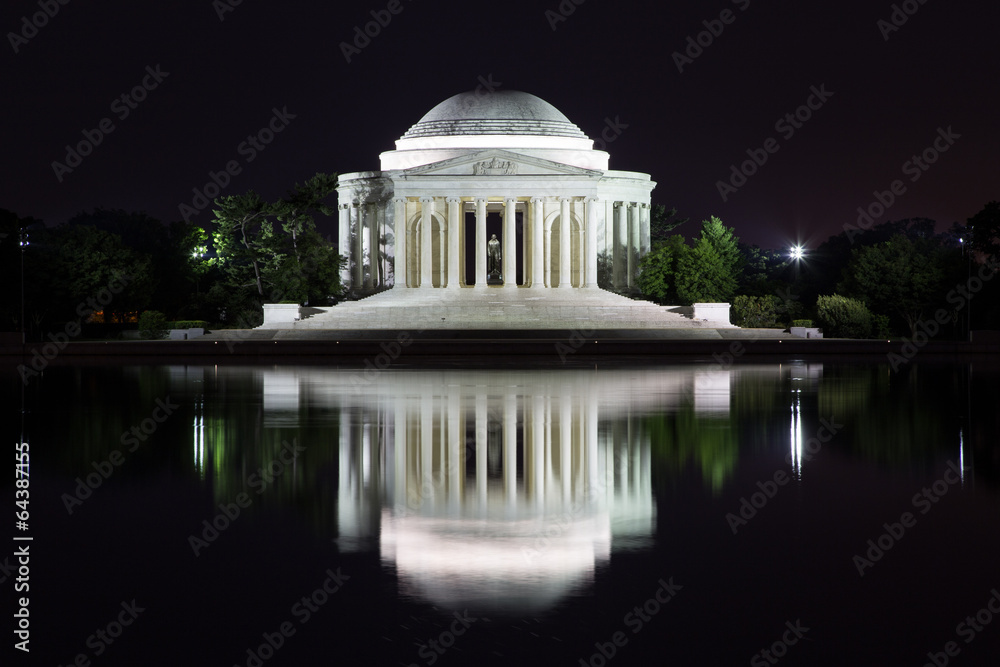 Washington, DC - Reflection of Jefferson Memorial