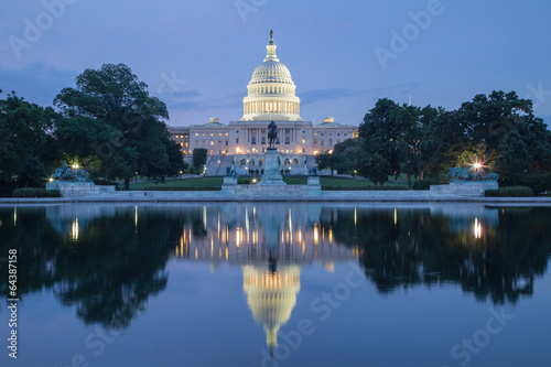 Washington, DC - Reflection of US Capitol Building