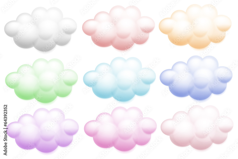 Colourful clouds Colourful clouds