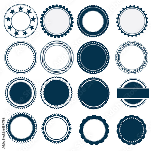 vintage logo set vector