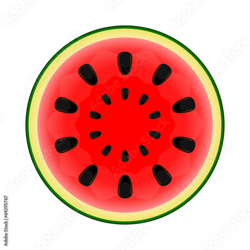 watermelon on white background