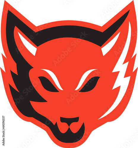 Red Fox Head Front