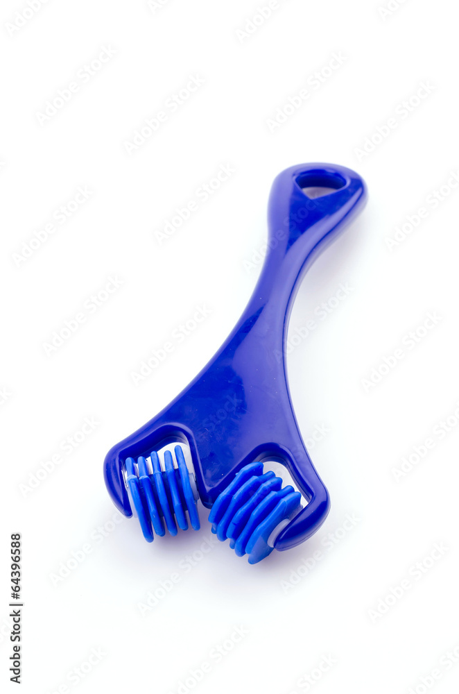 Roller face isolated white background Roller face isolated white background