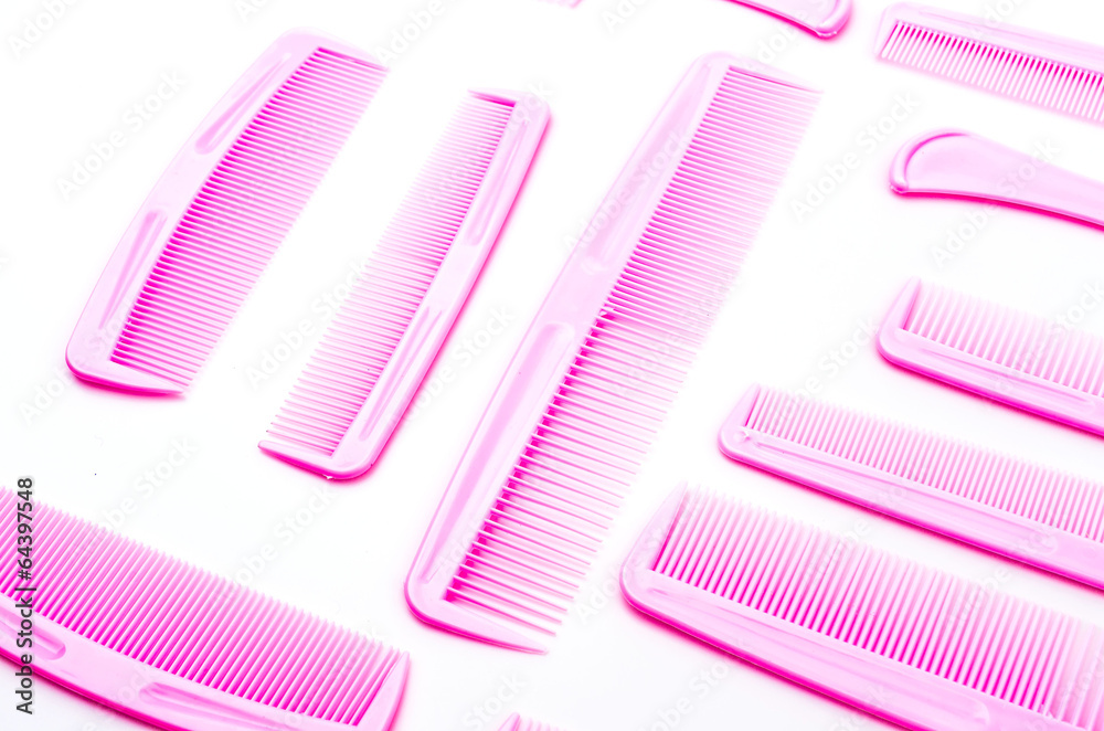 comb isolated white background