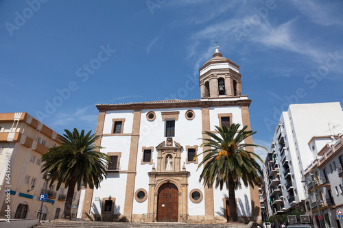 Catholic church in the city of Ronda, Spain