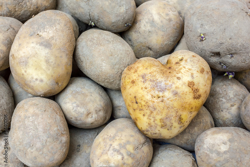 Heart Shaped Potato background