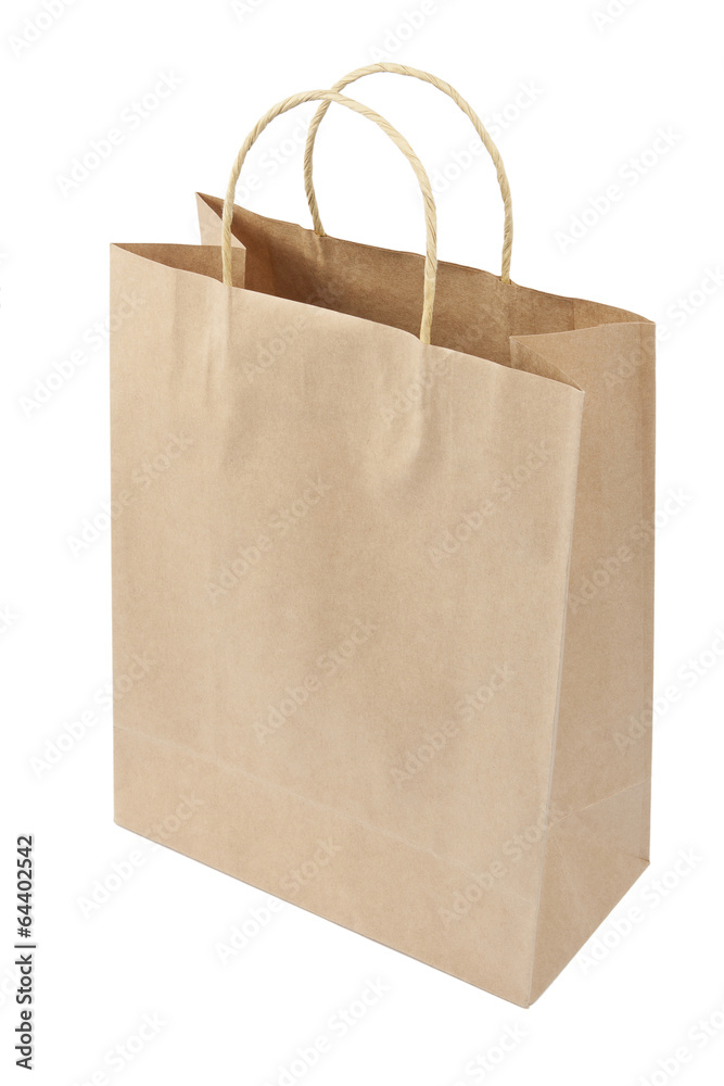 Empty Shopping Bag from craft paper