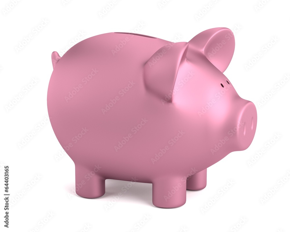 Fototapeta premium realistic 3d render of piggy bank