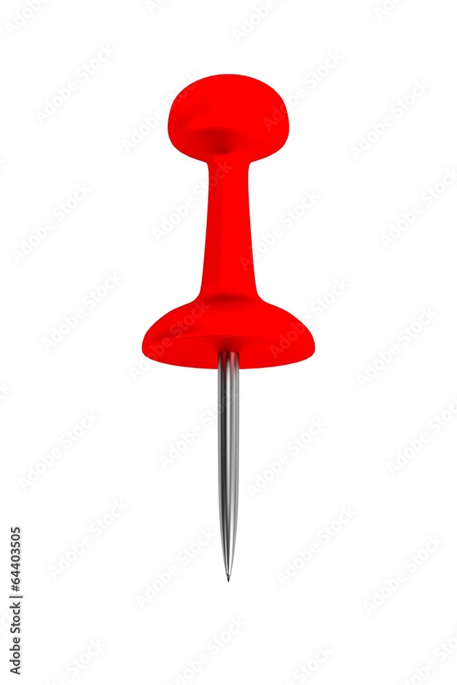 Fototapeta premium realistic 3d render of stationery tool - pin