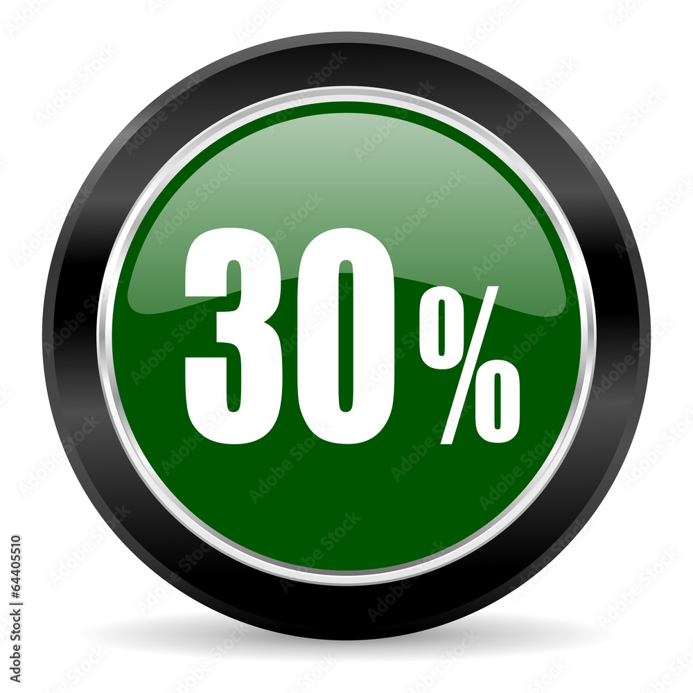 30 percent icon 30 percent icon