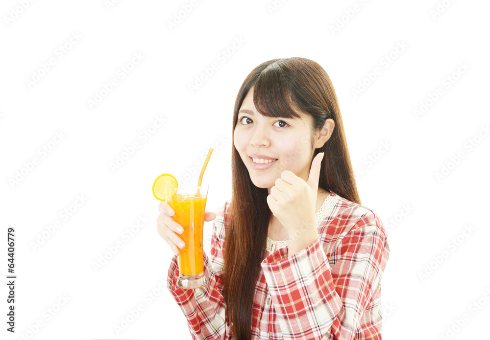 リラックスした女性 リラックスした女性