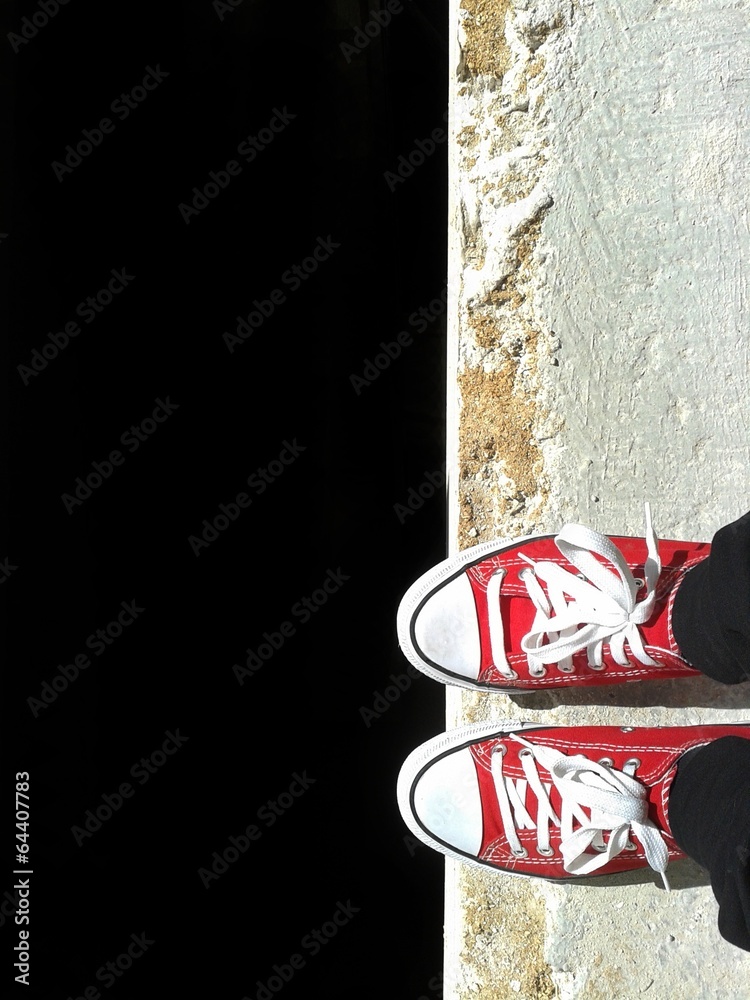 scarpe rosse Stock Photo | Adobe Stock