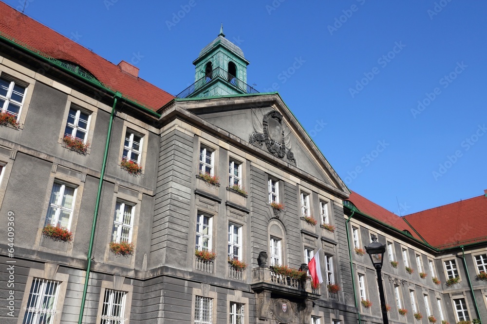 Bytom City Hall in Poland